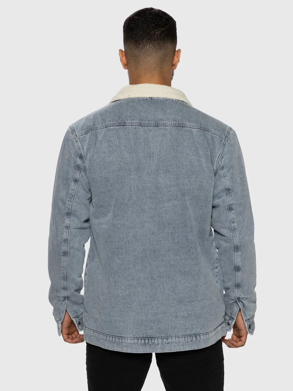 Sherpa Lumber Jacket - Denim