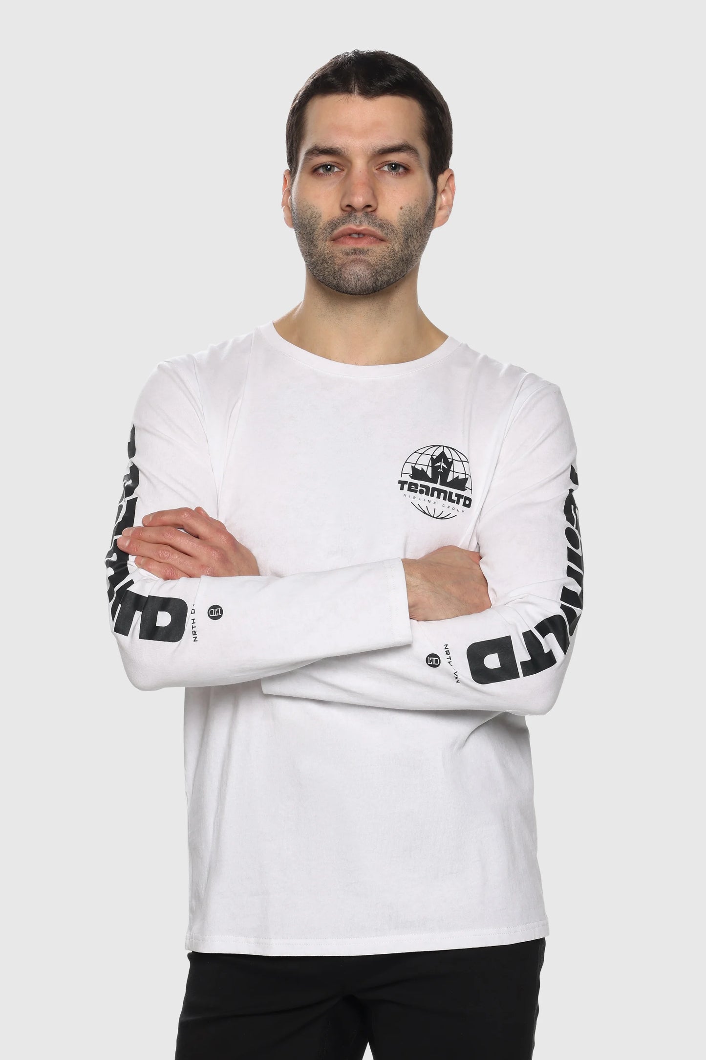 Airways L/S - White Marble