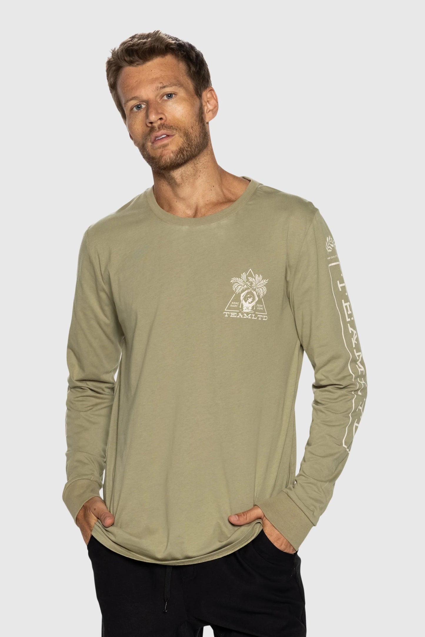 Beach Babe L/S - Olive