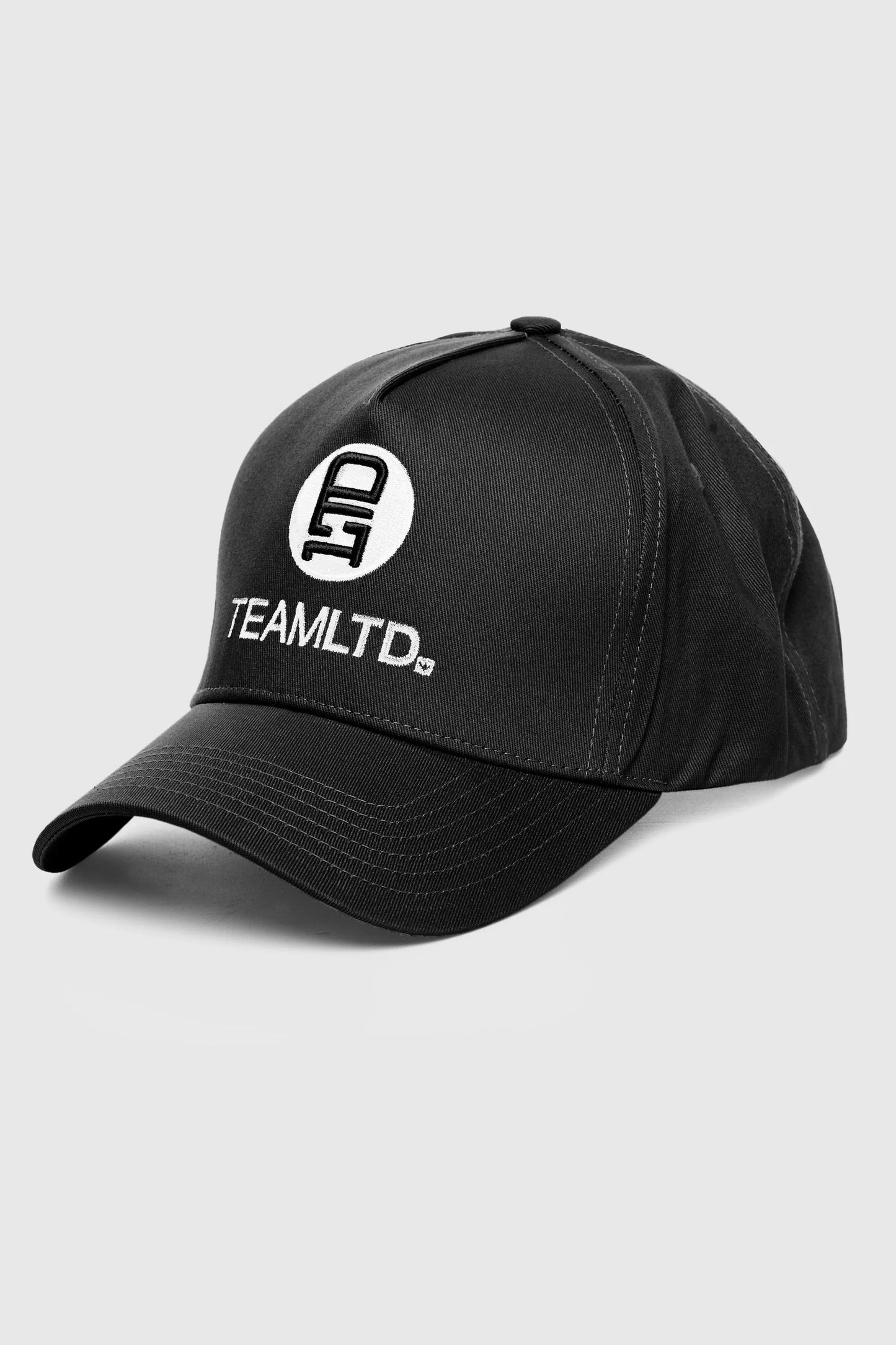 Logo Curved Snapback - Black