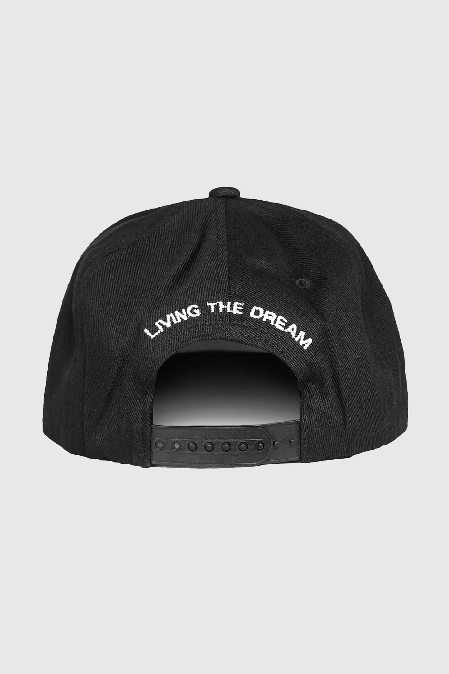 Logo Curved Snapback - Black