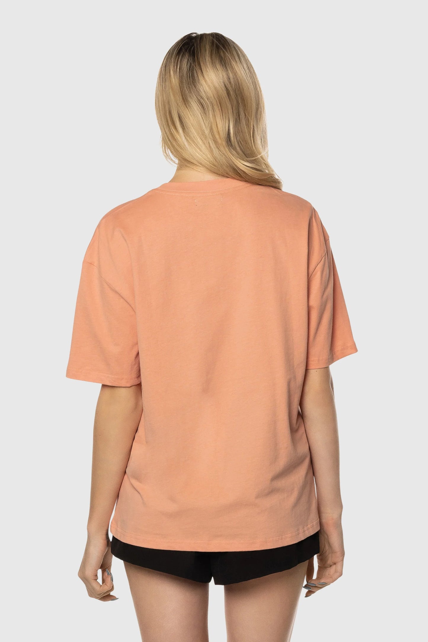 Oversized Logo Tee - Peach