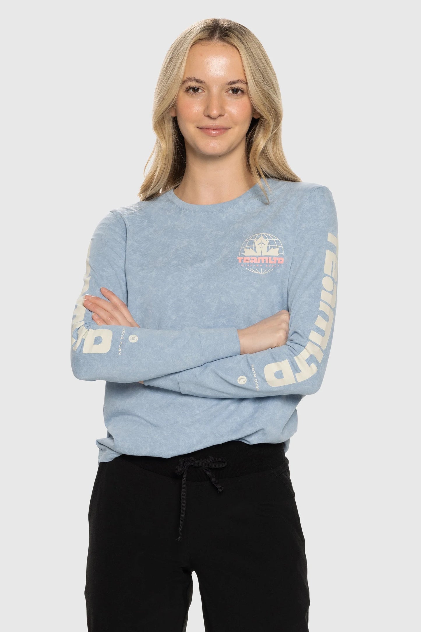 Ladies Airways L/S - Blue Marble