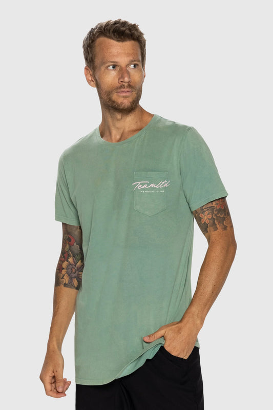 Members Pocket Tee - Washed Green