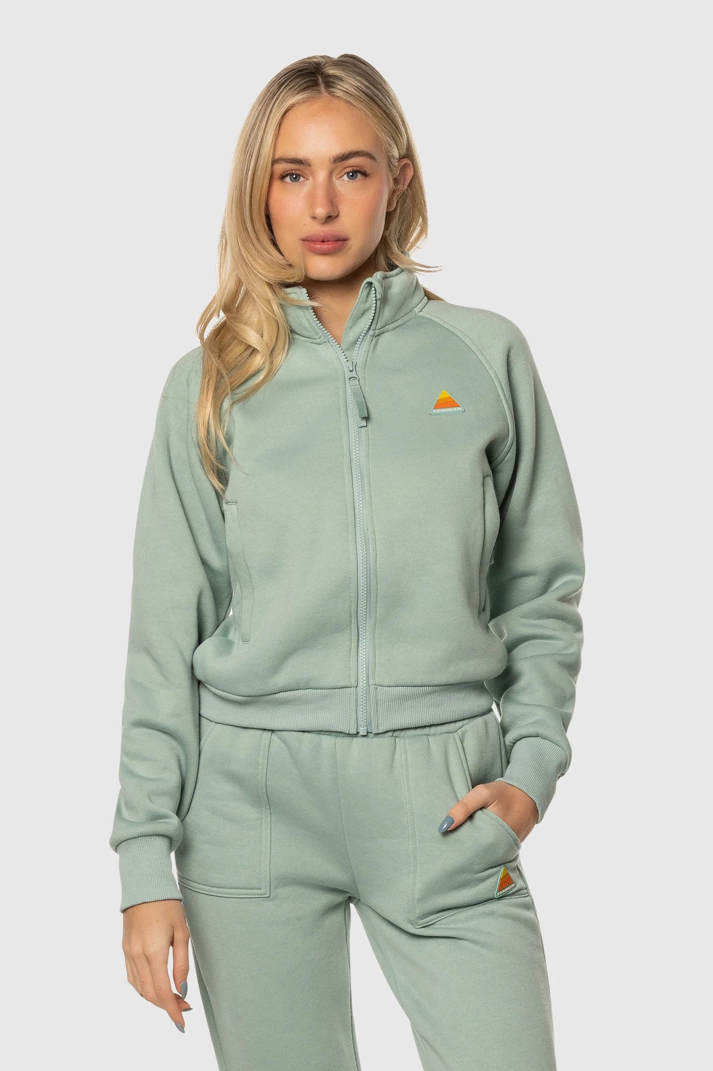 Fleece Zip - Mint