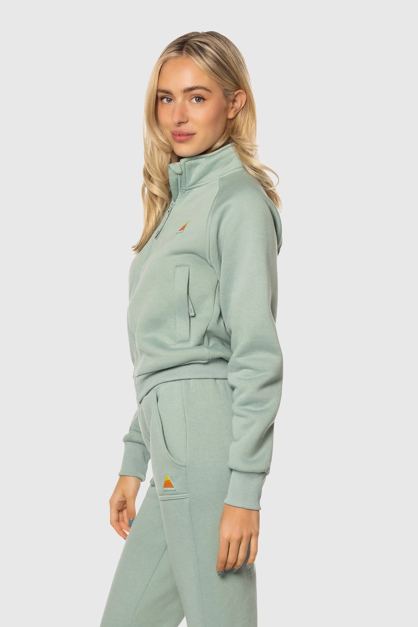 Fleece Zip - Mint