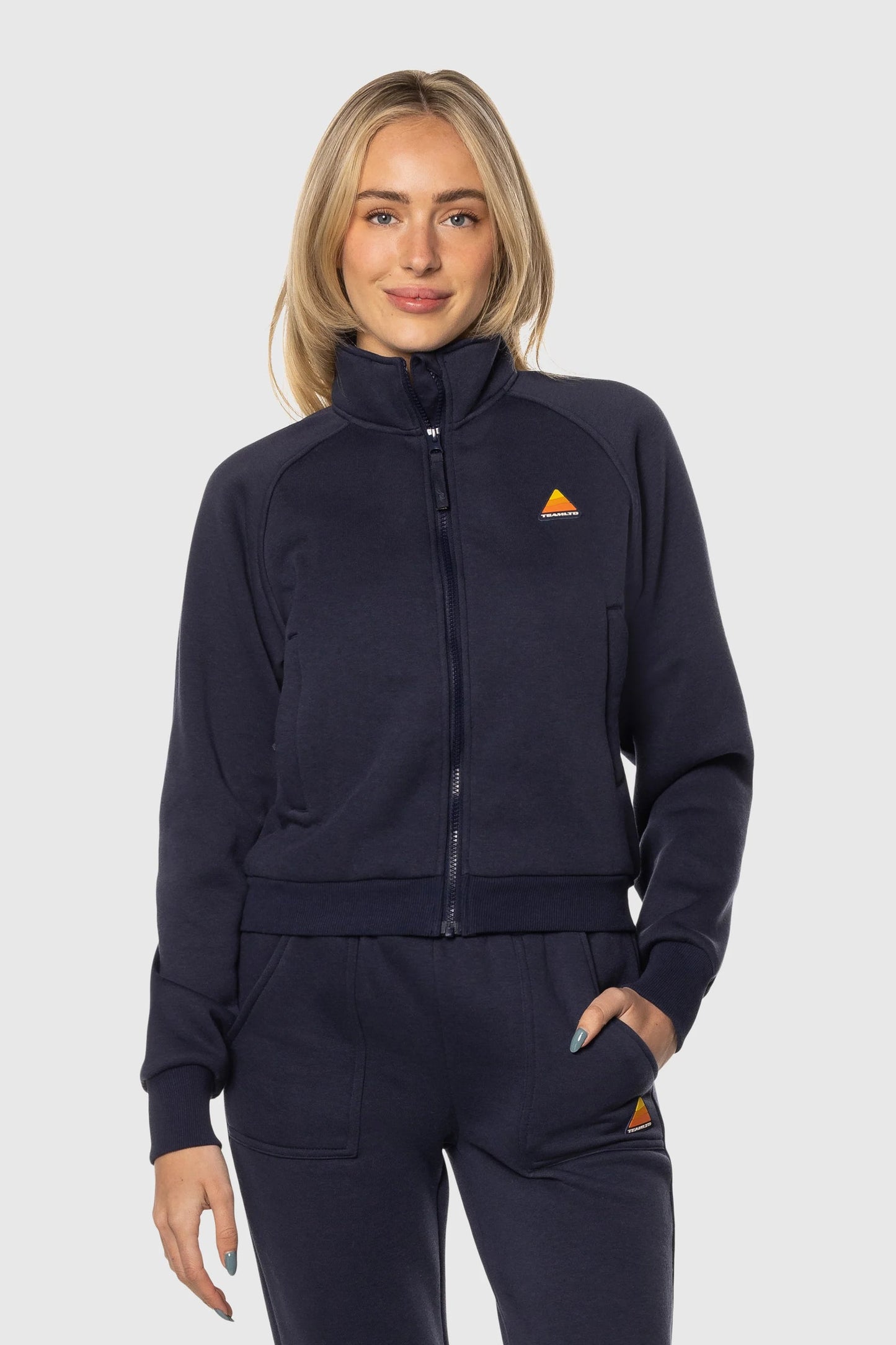 Fleece Zip - Navy