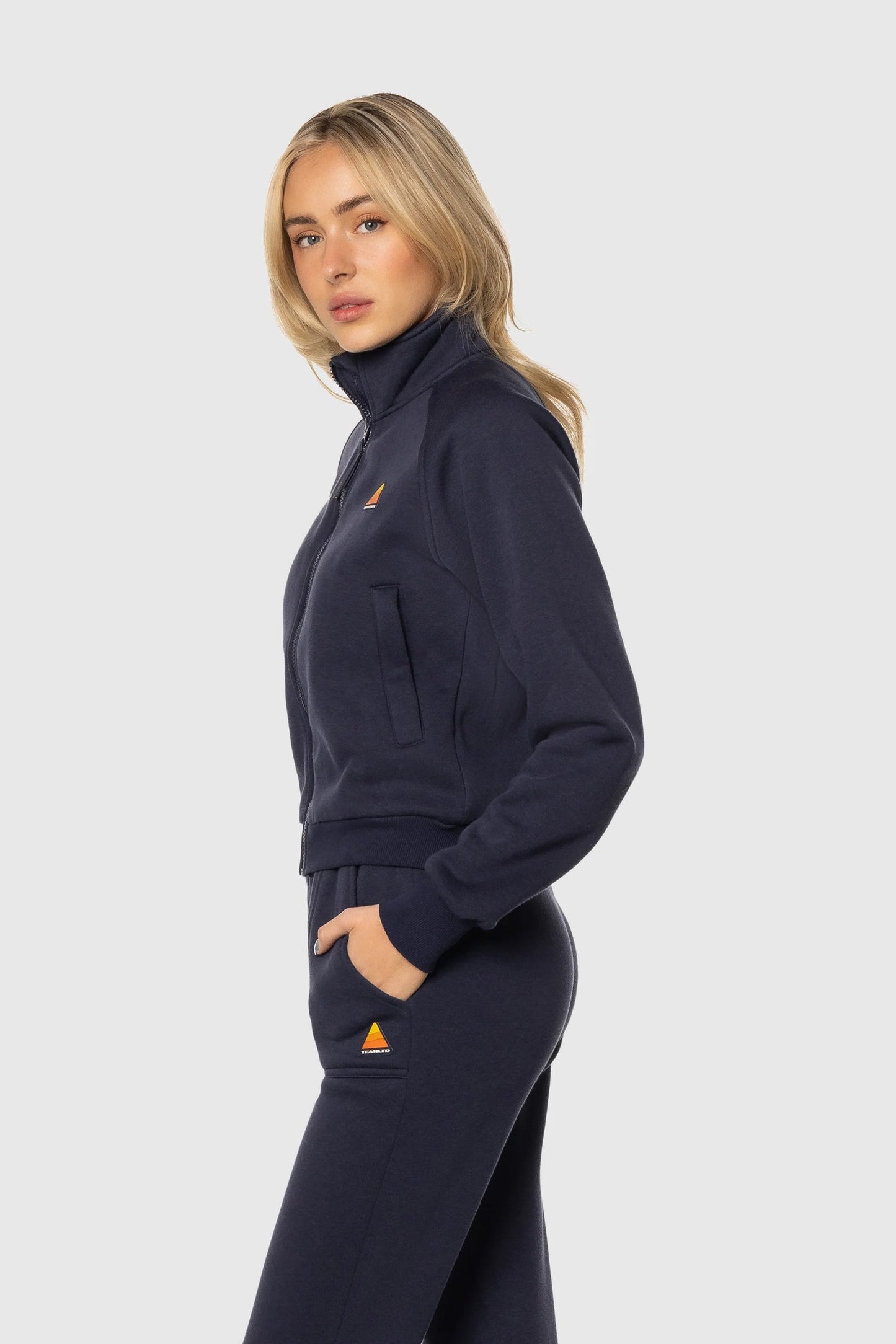 Fleece Zip - Navy