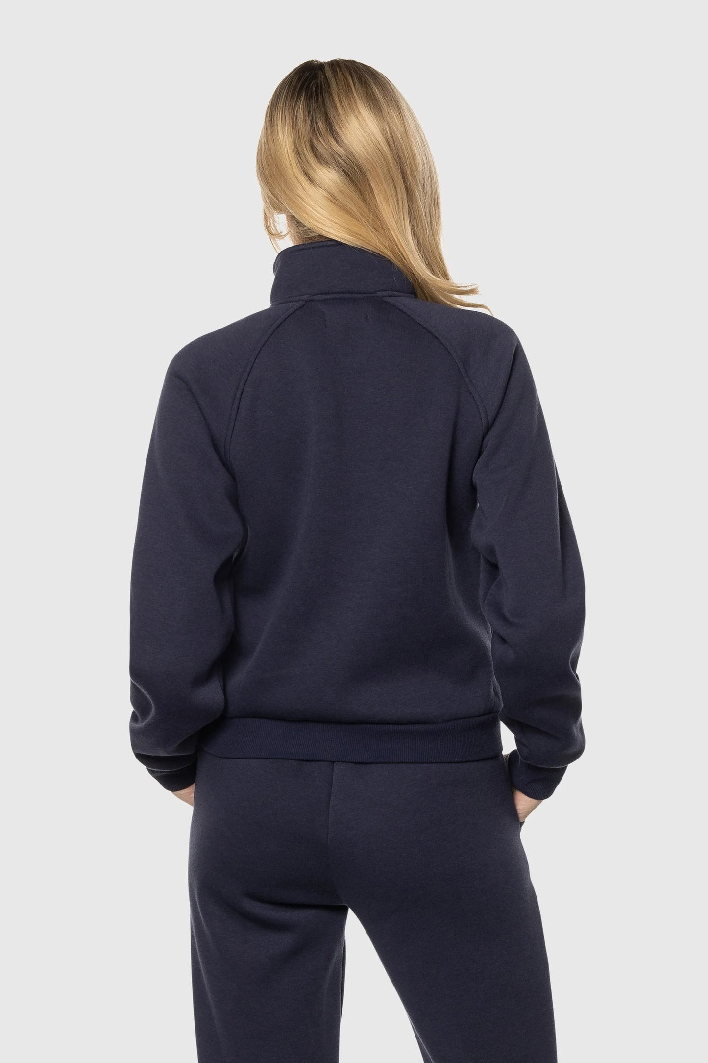 Fleece Zip - Navy